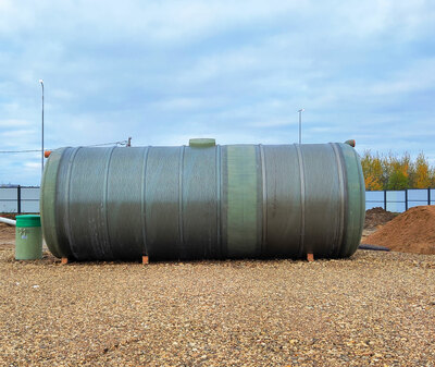 Резервуар объемом 70 м³  для хранения технической воды 