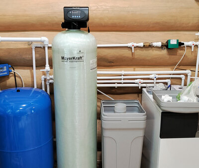 Система водоподготовки для очистки воды от железа и солей жесткости