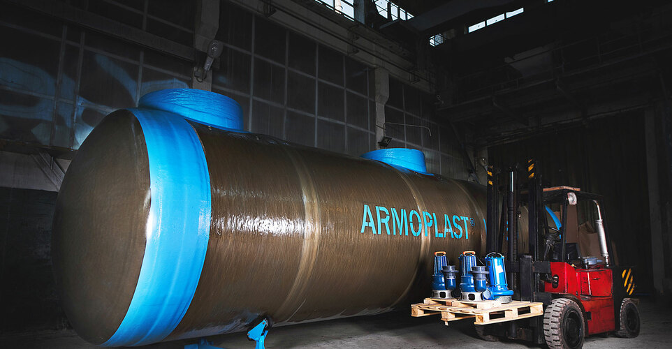 Емкость для усреднения стоков Armoplast