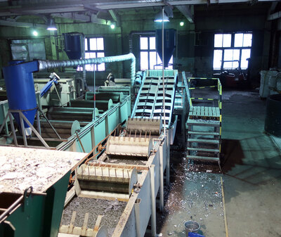 Комплекс оборудования физико-химической очистки промышленных стоков на участке переработки ПЭТ-тары