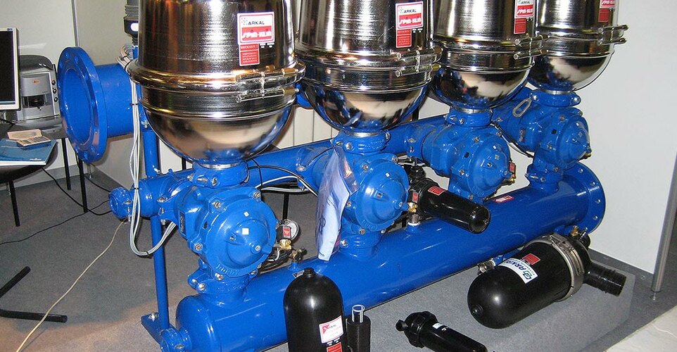 Автоматическая система механической фильтрации воды